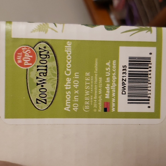 Zoo-Wallogy AMOS THE CROCODILE WALL ART KIT by Wall Pops - Picture 4 of 5